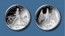 Bild: German Euro silver coin 2017br/photo: BADV