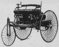 Bild: Motorisiertes Tricycle von Benz 1886